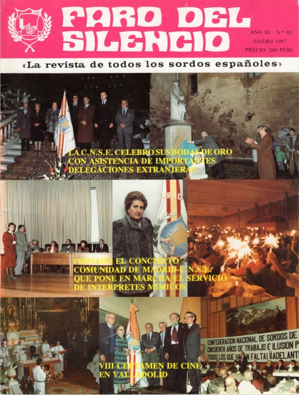 Nº 83 - La C.N.S.E. celebro sus bodas de oro con asistencia de importantes delegaciones extranjeras