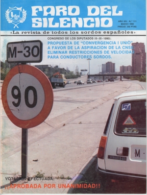 Nº 111 - Propuesta "Convergencia I unió" a favor de la aspiración de la C.N.S.E: Eliminar las restricciones de velocidad para conductores sordos