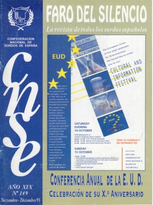 Nº 149 - Conferencia anual de la E.U.D. Celebración de su Xº Aniversario