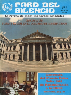 Nº 124 - Gracias a CiU: FIAPAS y LA CNSE en el congreso de los diputados