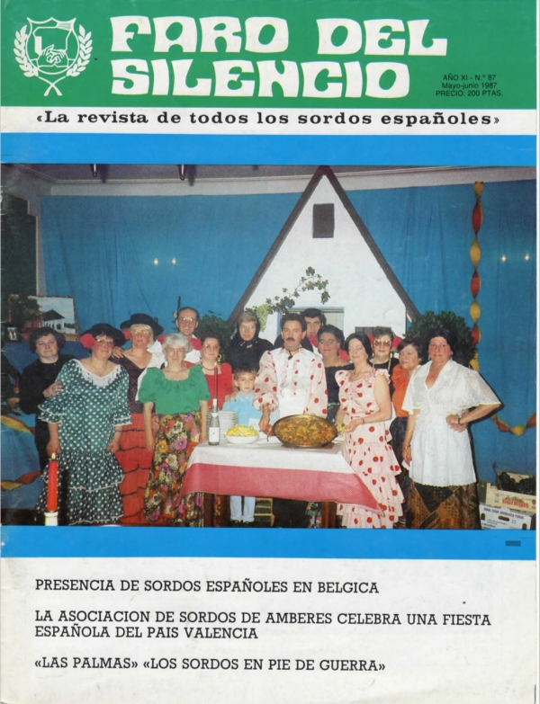Nº 87 - Presencia de los sordos españoles en Bélgica