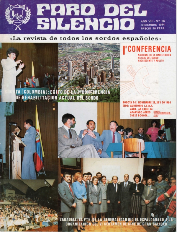 Nº 66 - Iª Conferencia nacional del sordo adolescente y adulto
