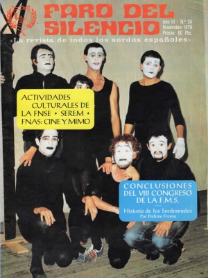Nº 24 - Actividades culturales de la F.N.S.E - S.E.R.E.M - F.N.A.S: CINE Y MIMO