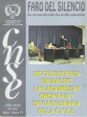 Nº 140 - Se celebran en Madrid las asambleas ordinaria y extraordinaria de la C.N.S.E.