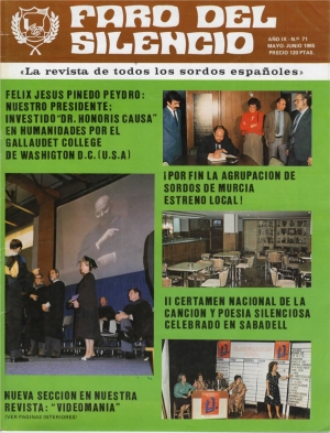 Nº 71 - II Certamen nacional de la canción y poesía silenciosa celebrado en Sabadell