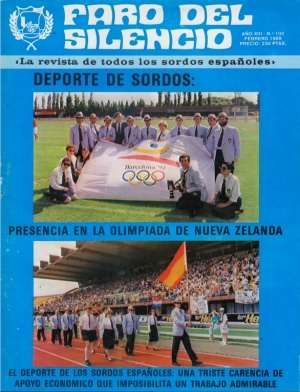 Nº 102 - Deportes de sordos: Presencia en la olimpiada de Nueva Zelanda