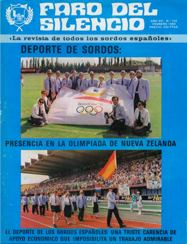 Nº 102 - Deportes de sordos: Presencia en la olimpiada de Nueva Zelanda