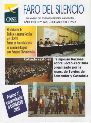 Nº 165 - El ministerio de Trabajos y Asuntos Sociales y el CERMI firman Acuerdo-Marco en materia de Empleo para personas Sordas Discapacitadas