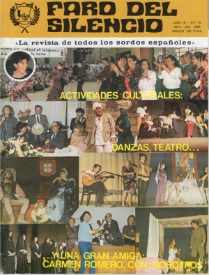 Nº 75 - Actividades culturales: Danzas, Teatro y una gran amiga: Carmen Romero, con nosotros